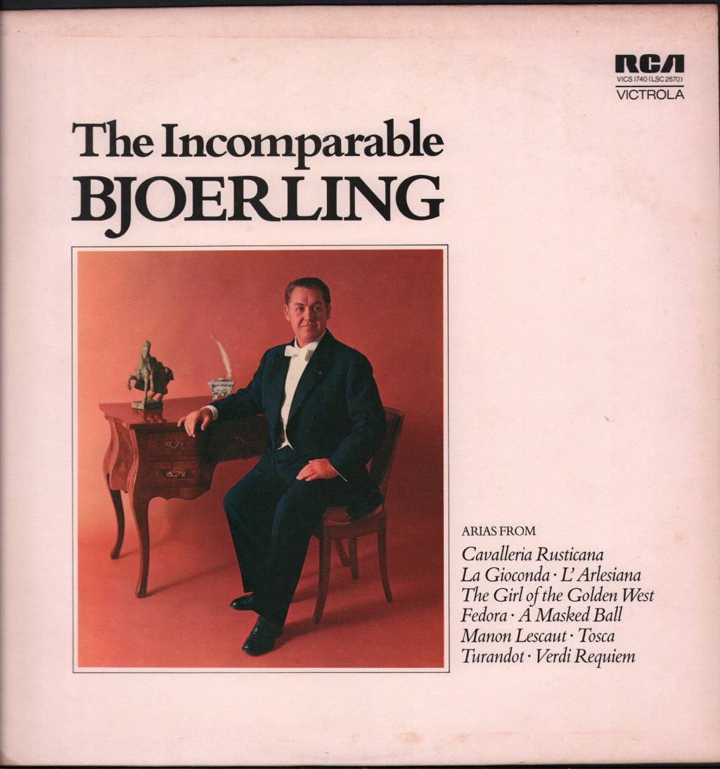 Jussi Bjoerling - Incomparable Bjoerling - Lp