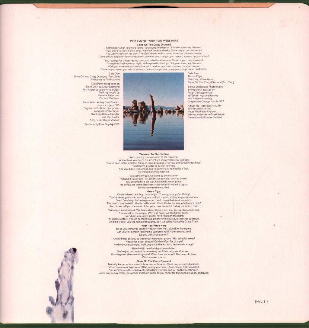 Pink Floyd - Wish You Were Here - Lp