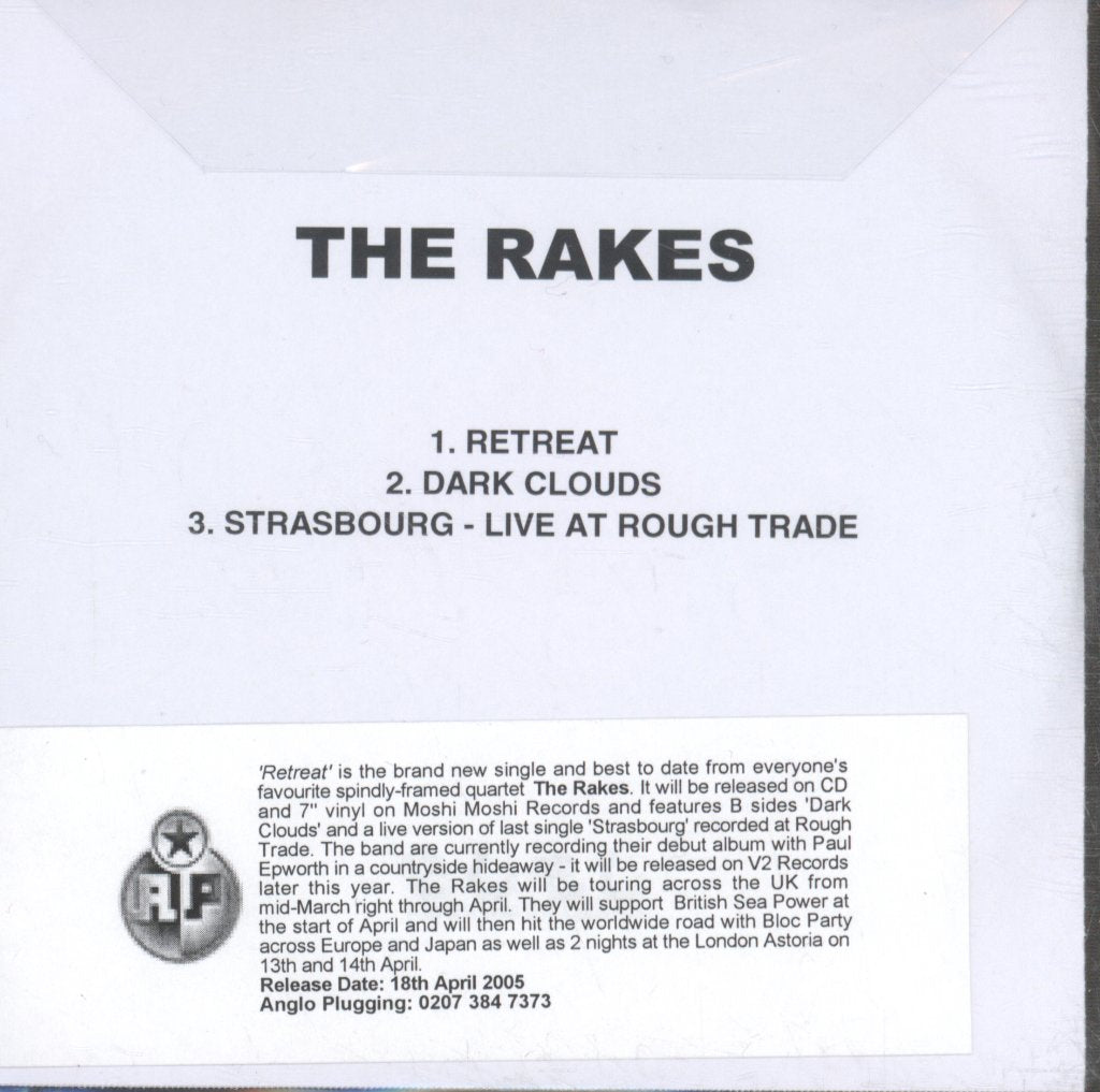 Rakes (Indie Group) - Retreat - Cdr