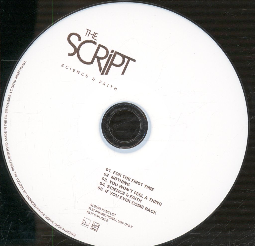 Script - Science & Faith (Album Sampler) - Cdr