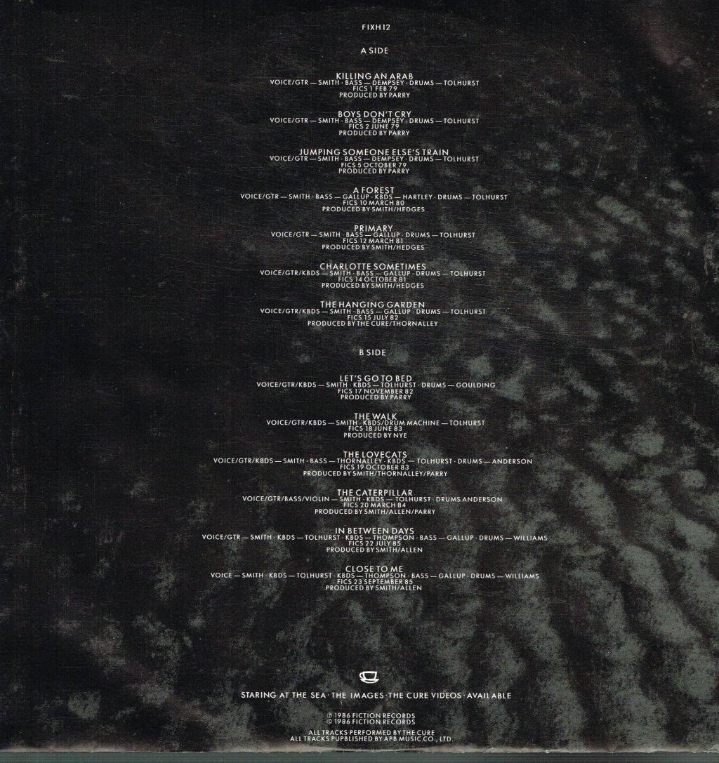 Cure - Standing On A Beach (Singles) - Lp
