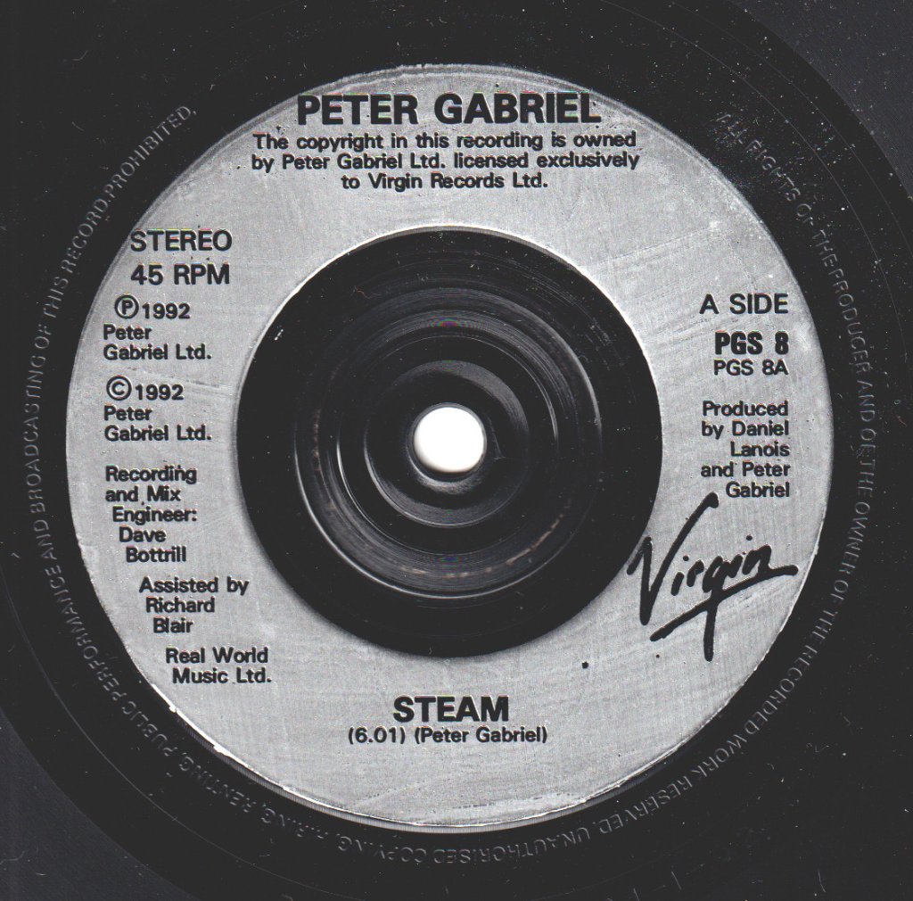Peter Gabriel - Steam - 7 Inch
