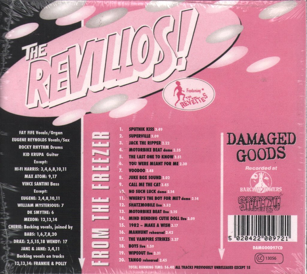 Revillos - From The Freezer - Cd