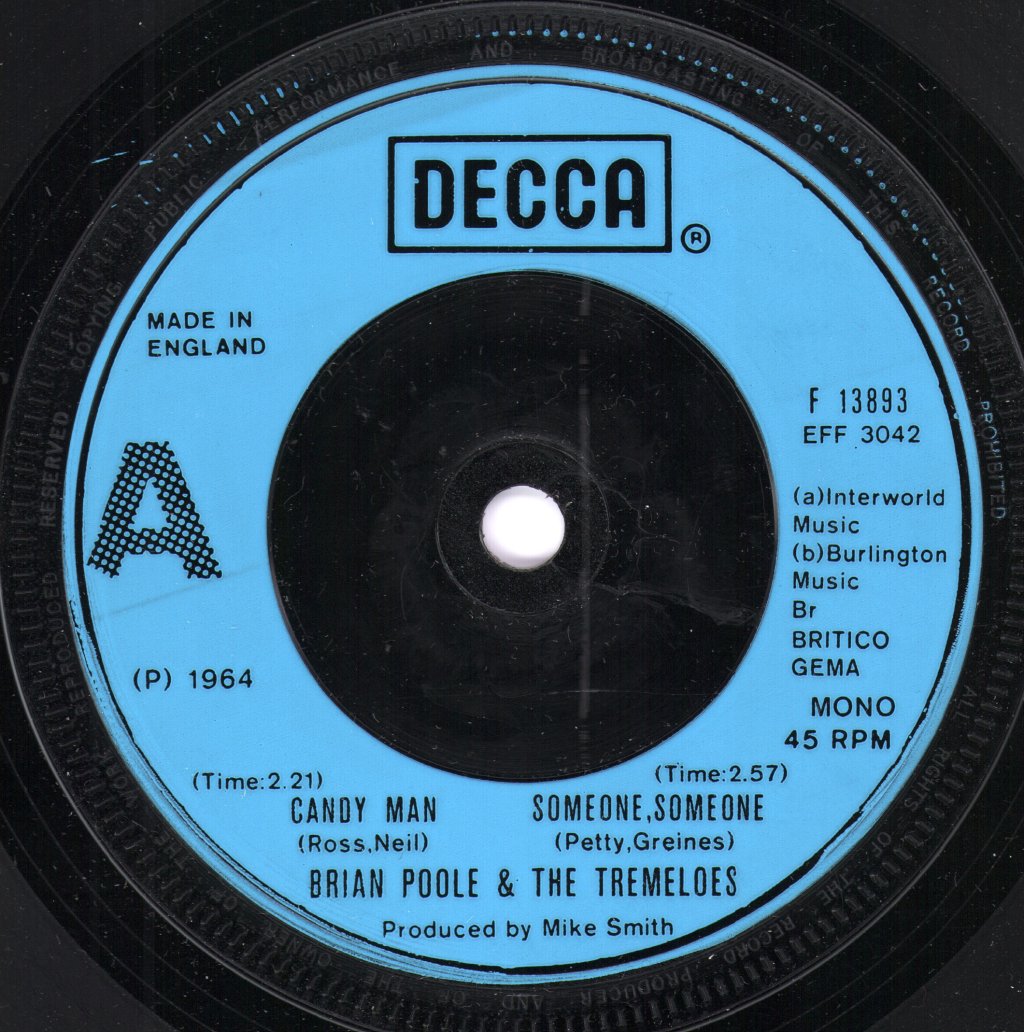 Brian Poole And The Tremeloes - Twist And Shout - 7 Inch