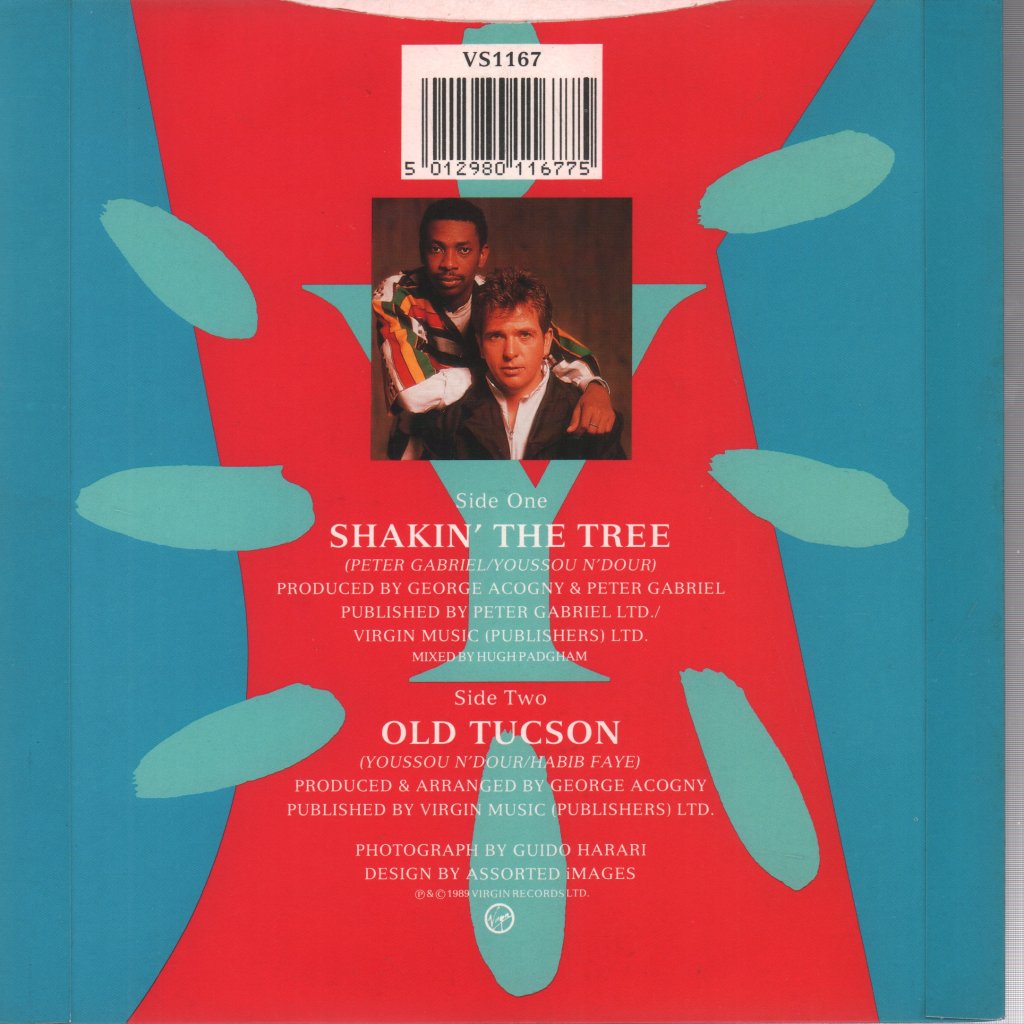 Youssou N'dour And Peter Gabriel - Shakin' The Tree - 7 Inch