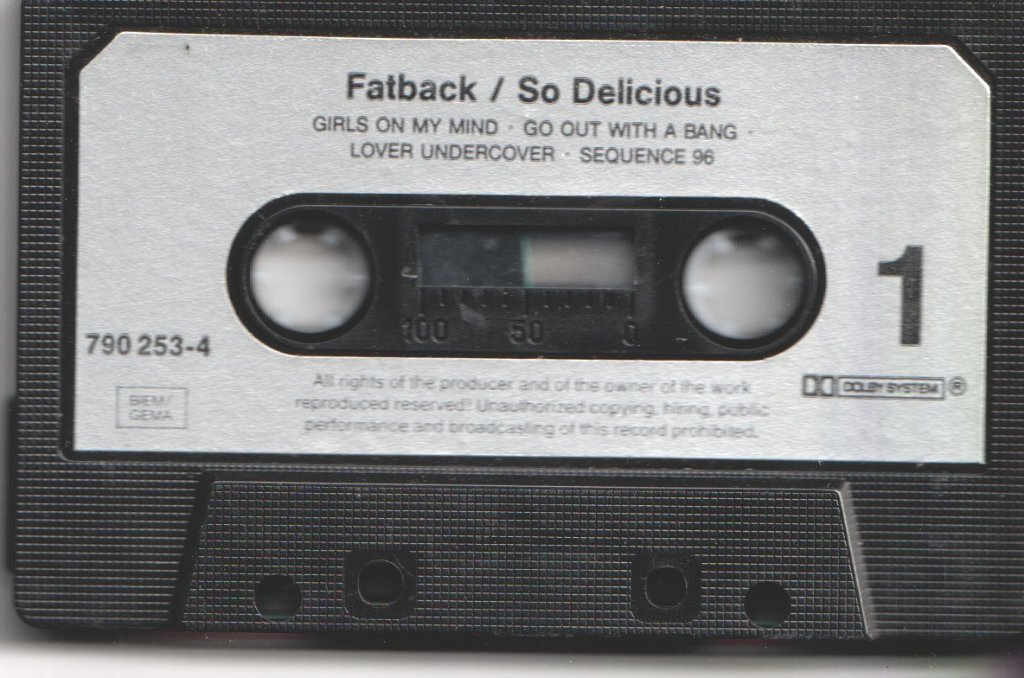 Fatback - So Delicious - Cassette