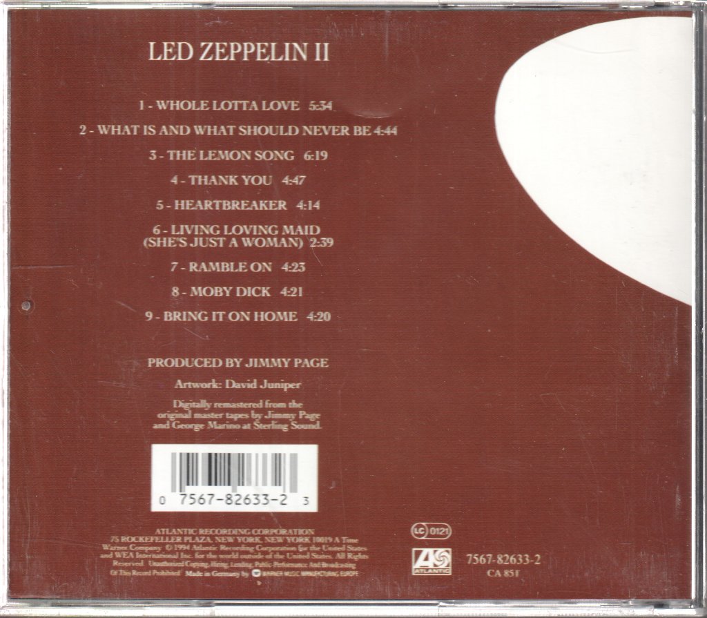 Led Zeppelin - Led Zeppelin II - Cd