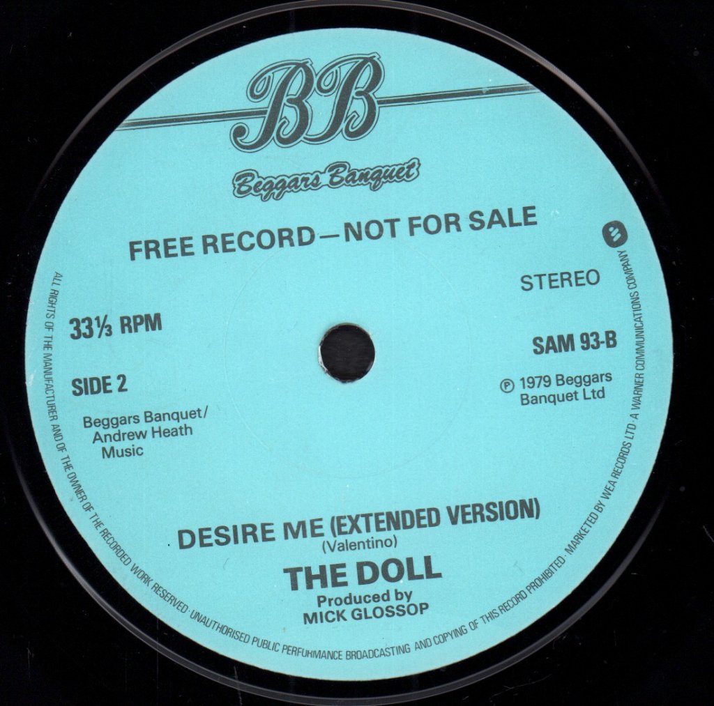 Doll - Burning Up Like A Fire - 7 Inch