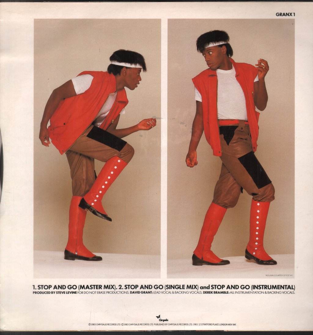 David Grant - Stop And Go (Master Mix) - 12 Inch