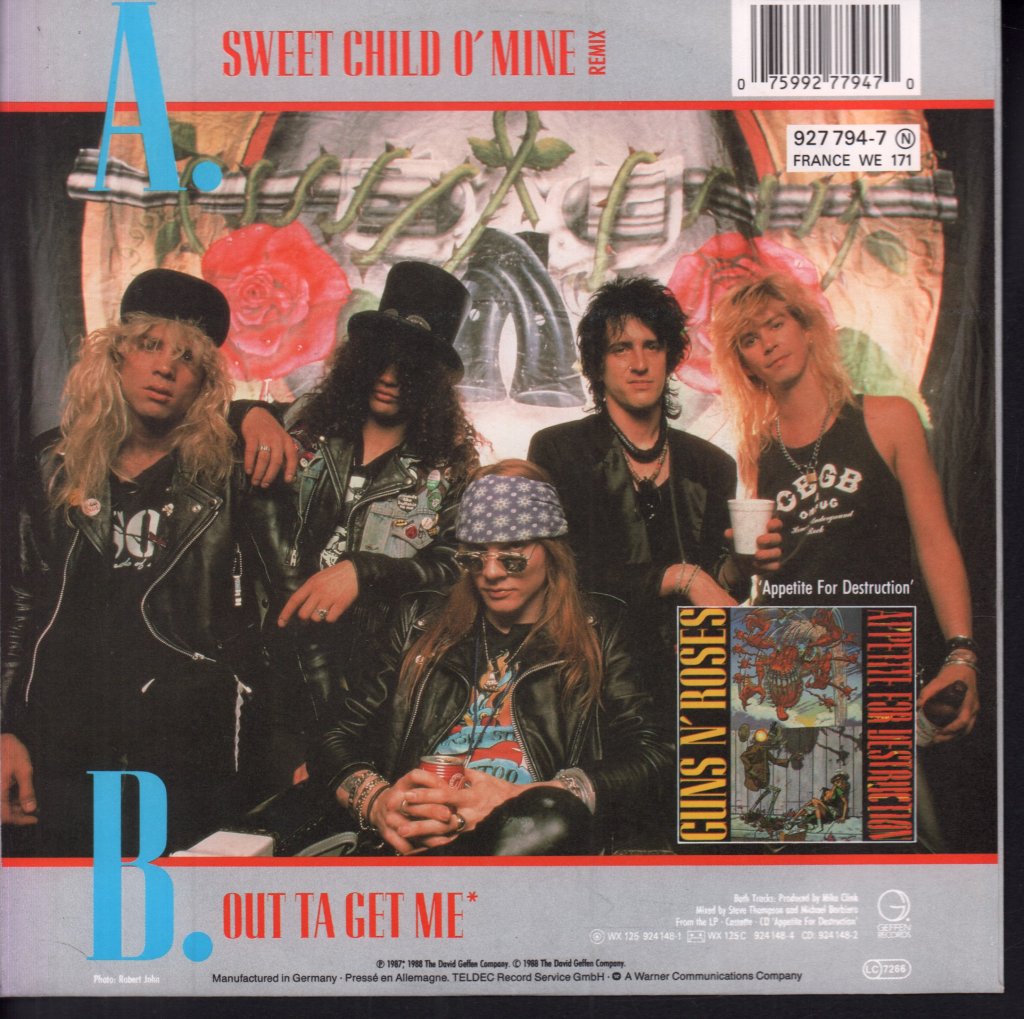 Guns N Roses - Sweet Child O Mine - 7 Inch