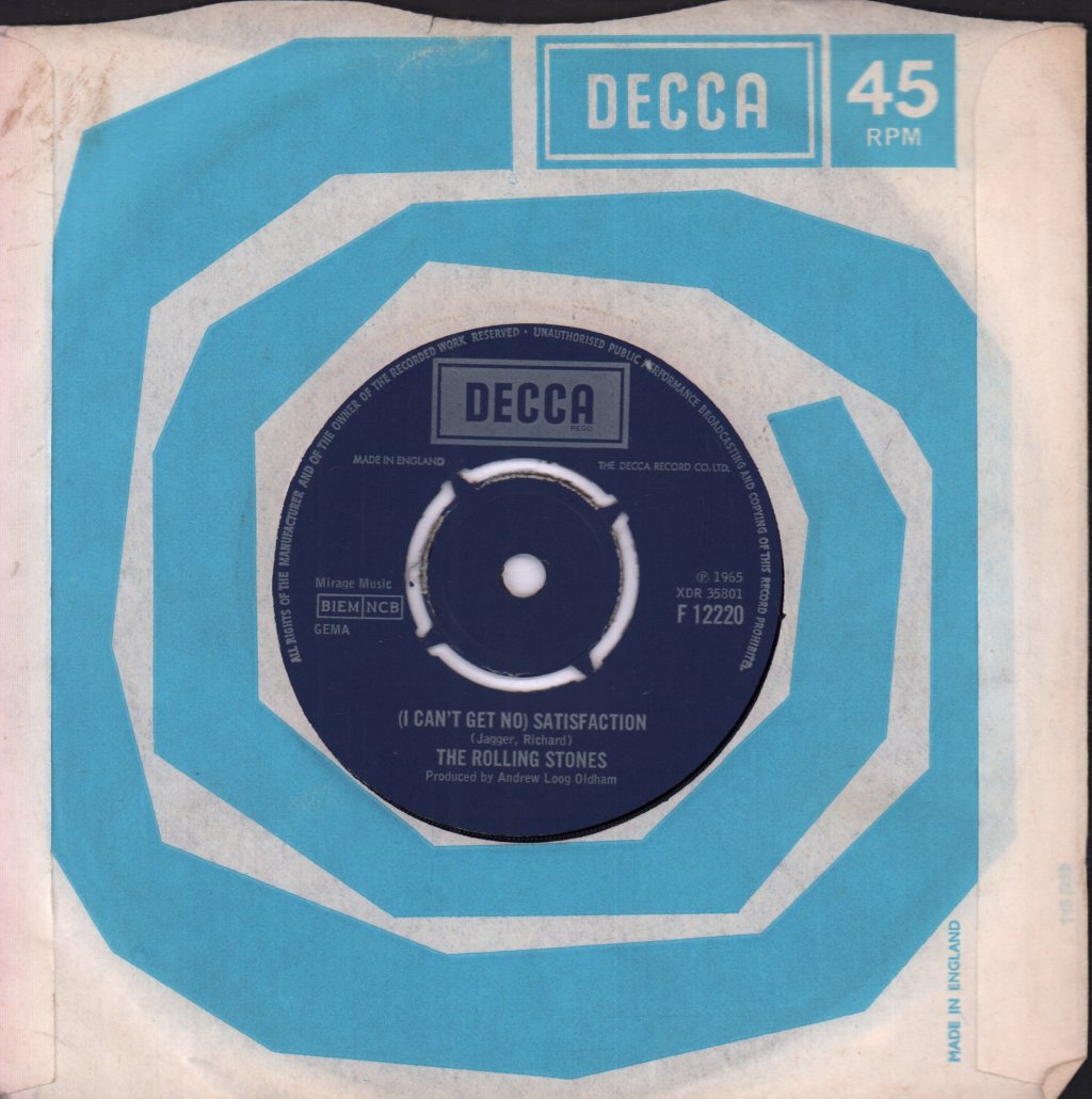 Rolling Stones - Satisfaction - 7 Inch