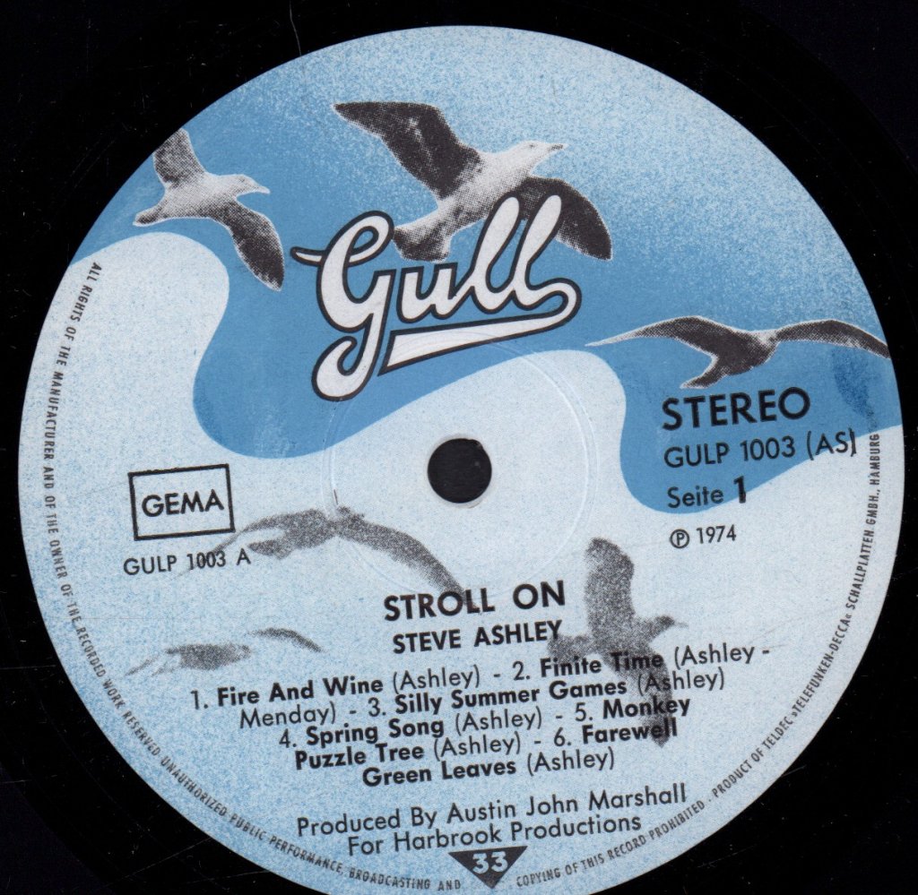 Steve Ashley - Stroll On - Lp