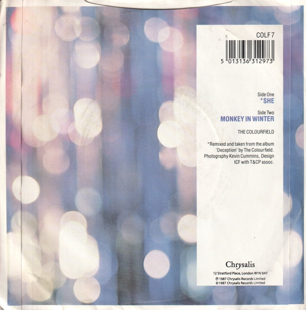 Colourfield - She - 7 Inch