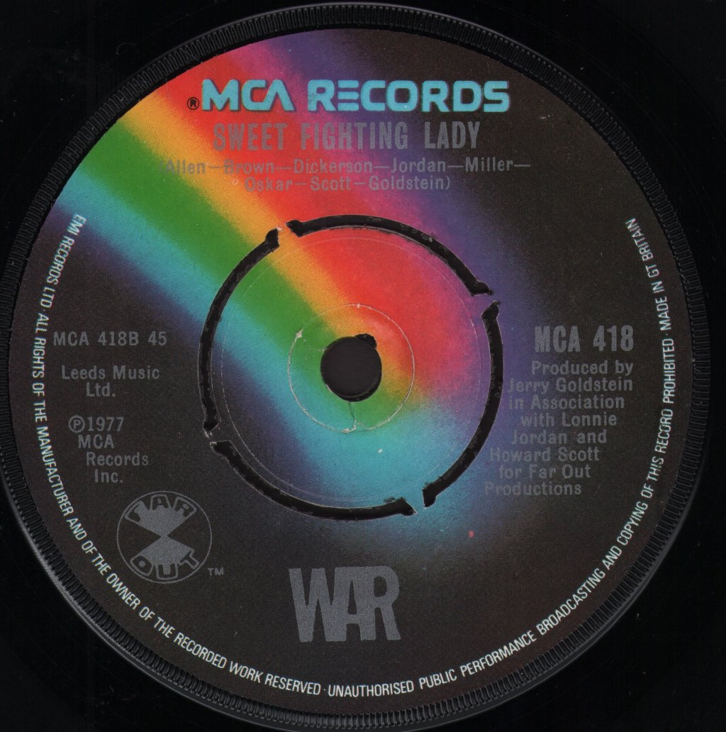 War - Good Good Feelin' - 7 Inch