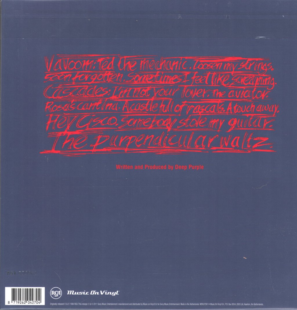 Deep Purple - Purpendicular (30th Anniversary) - Double Lp