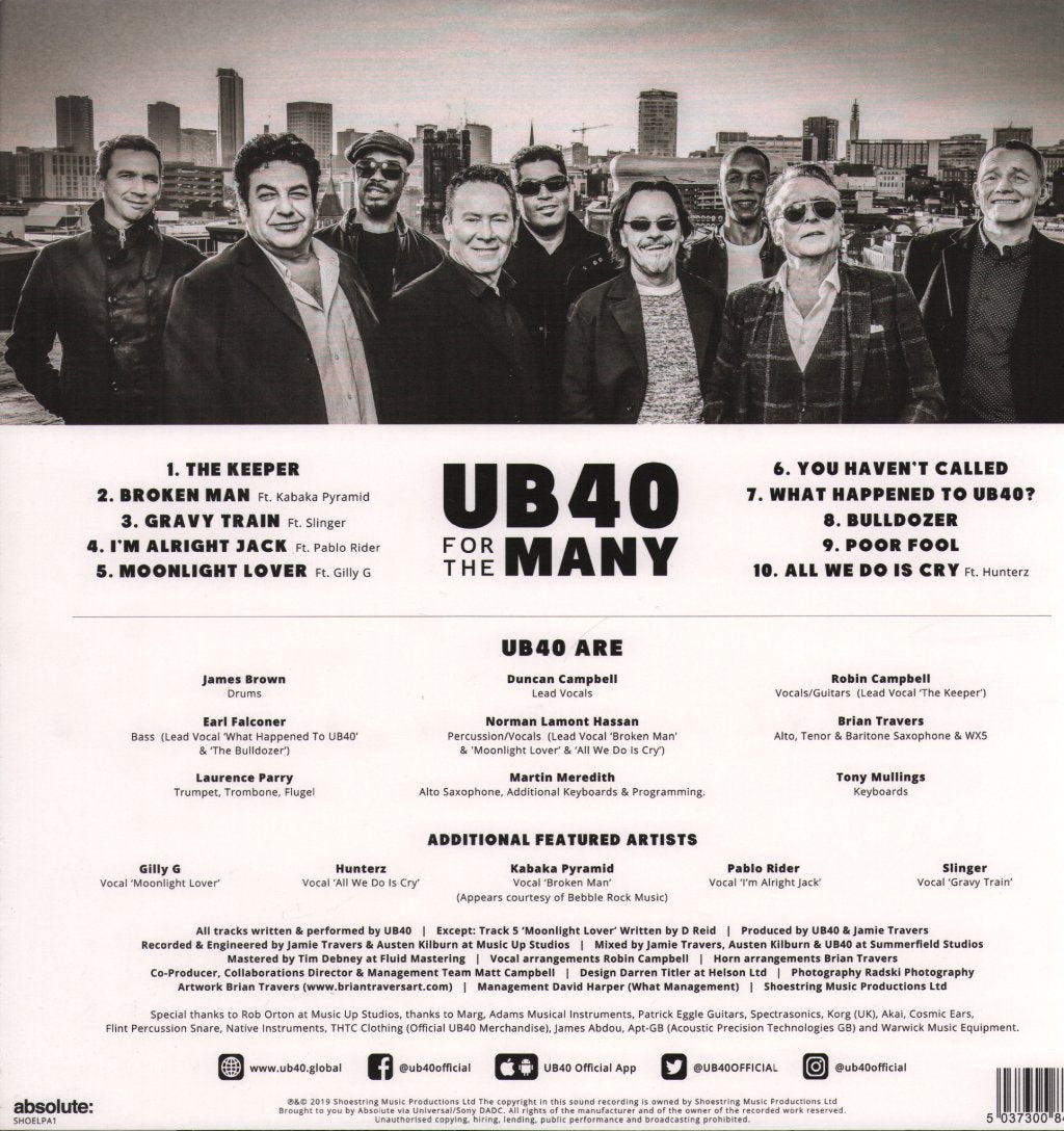 UB40 - For The Many - Lp