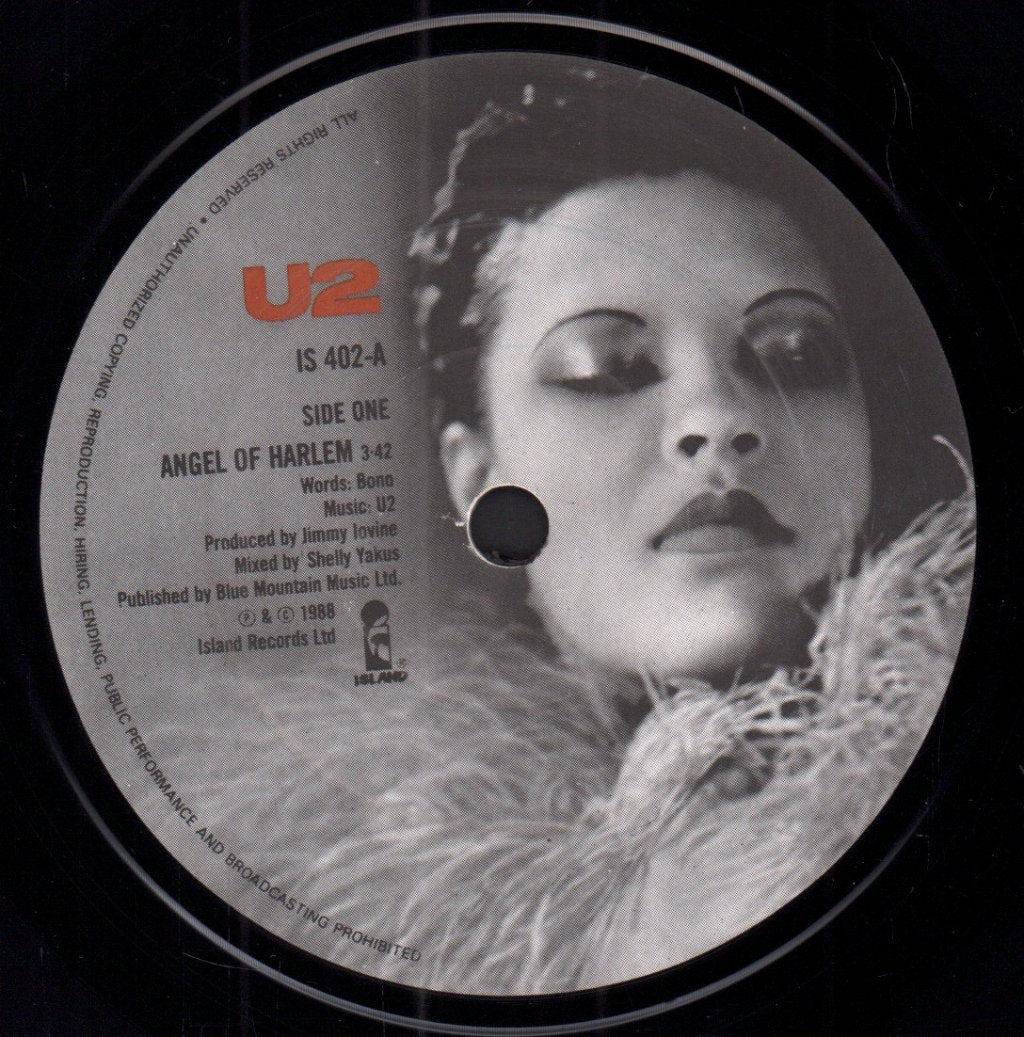 U2 - Angel Of Harlem - 7 Inch