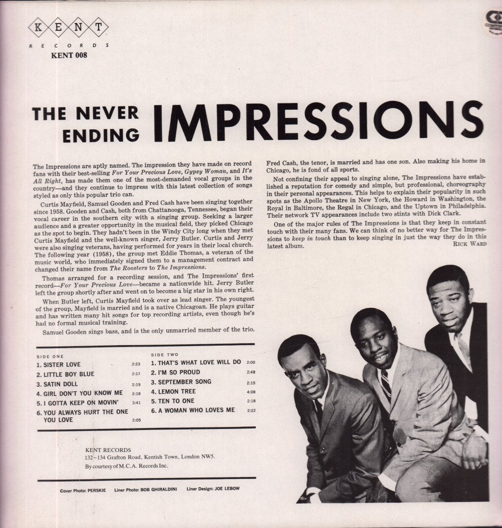 Impressions (Soul Group) - Never Ending Impressions - Lp
