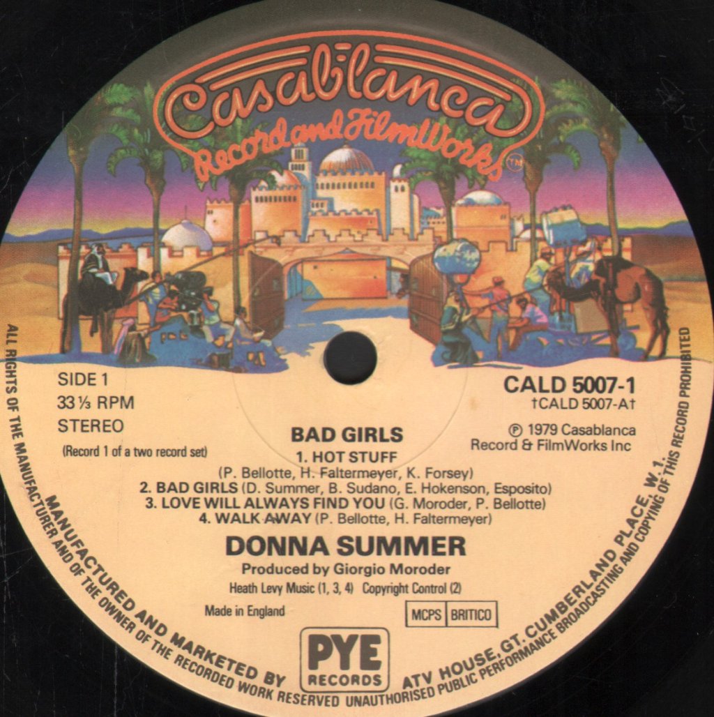 Donna Summer - Bad Girls - Double Lp