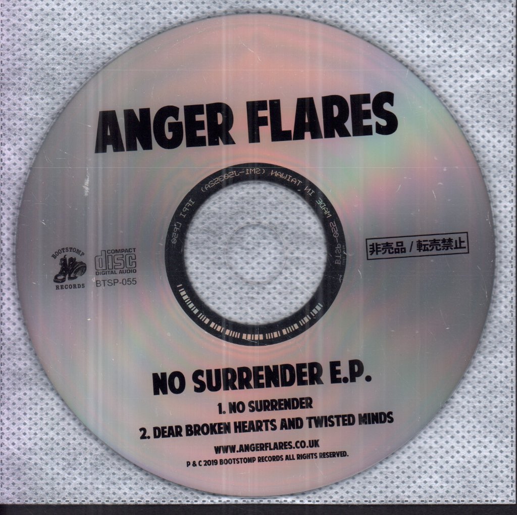 Anger Flares - No Surrender E.P. - Cd