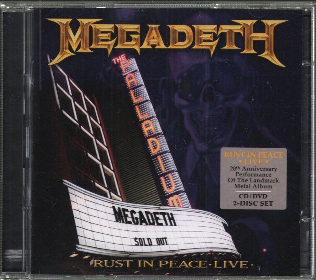 Megadeth - Rust In Peace Live - Cd/Dvd
