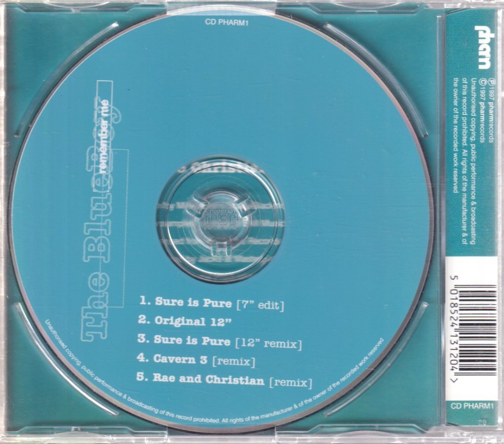 Blueboy - Remember Me - Cd