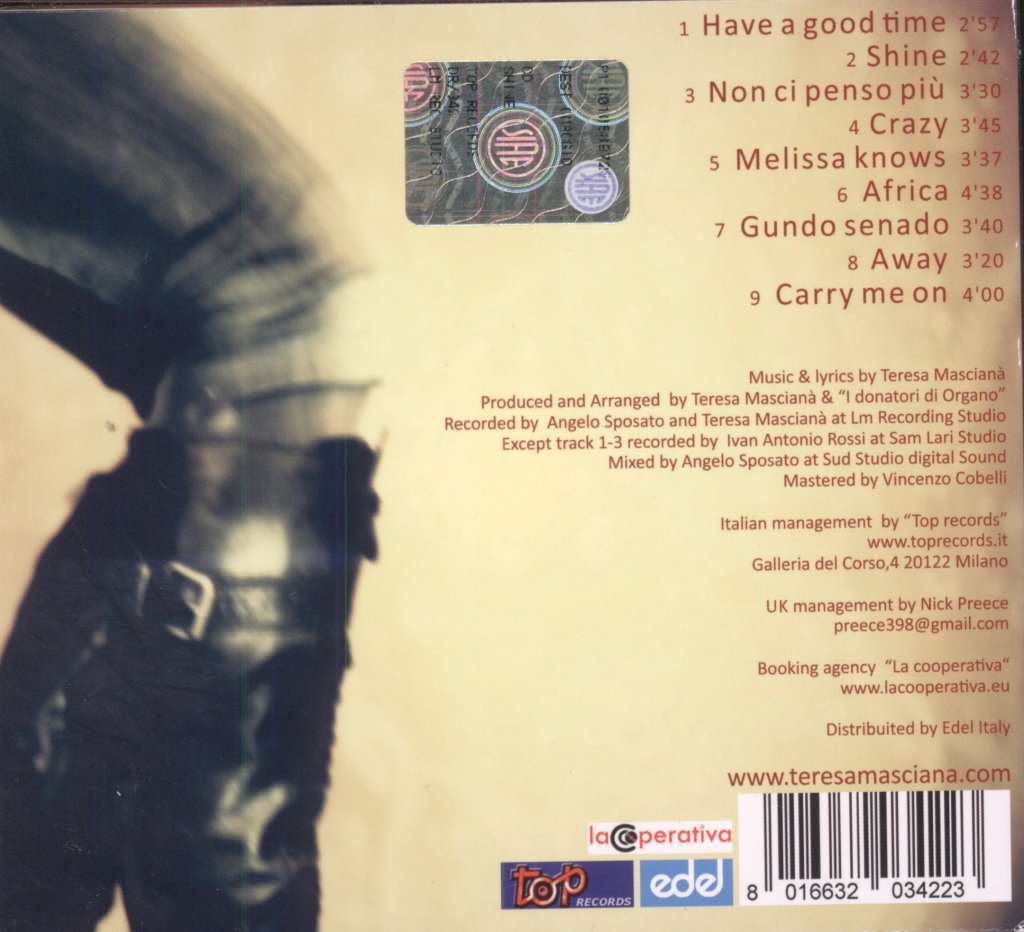 Teresa Masciana - Shine - Cd