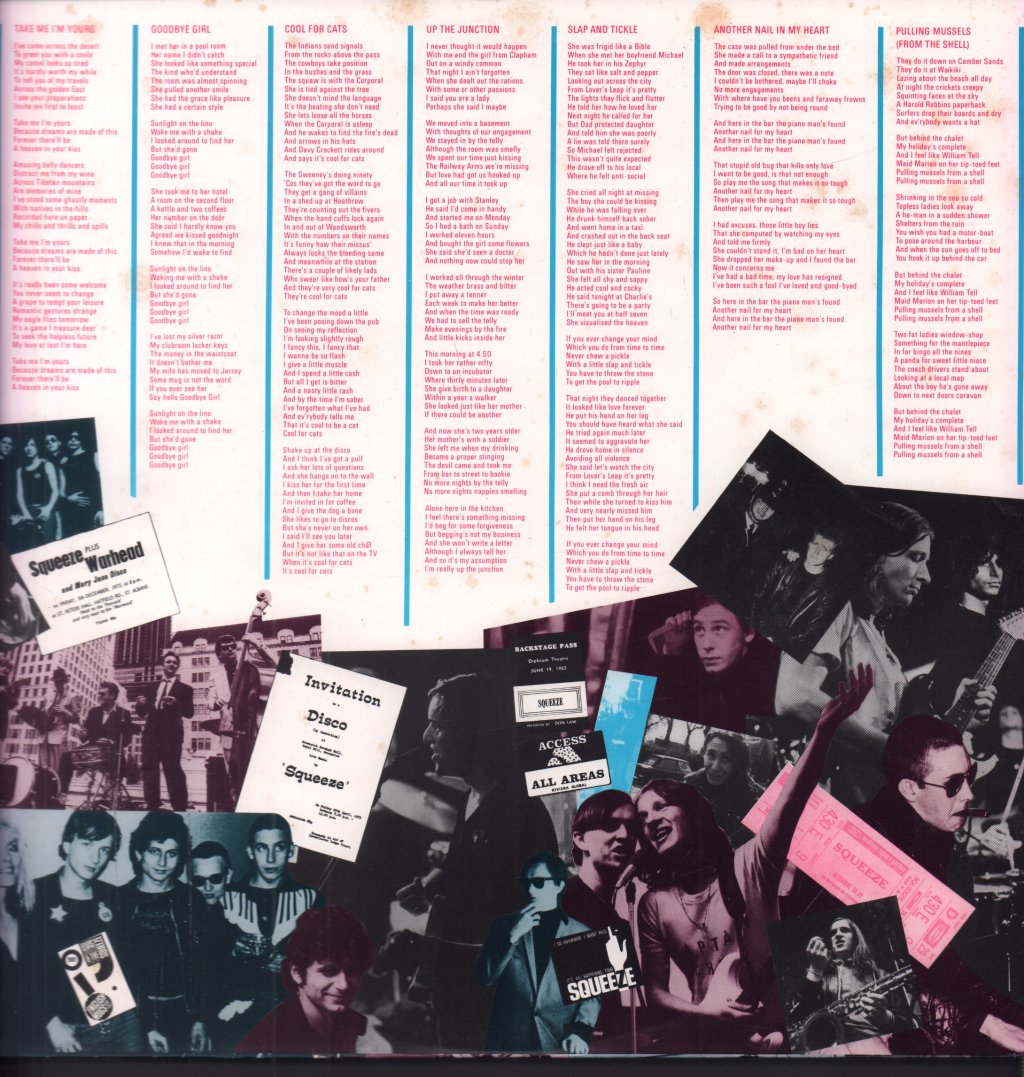 Squeeze - Singles 45'S And Under - Lp