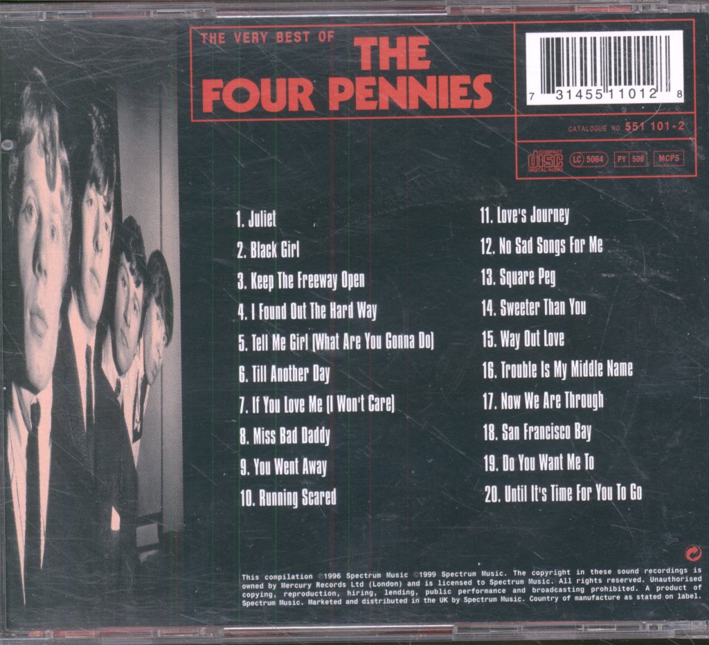 Four Pennies - Very Best Of The Four Pennies - Cd