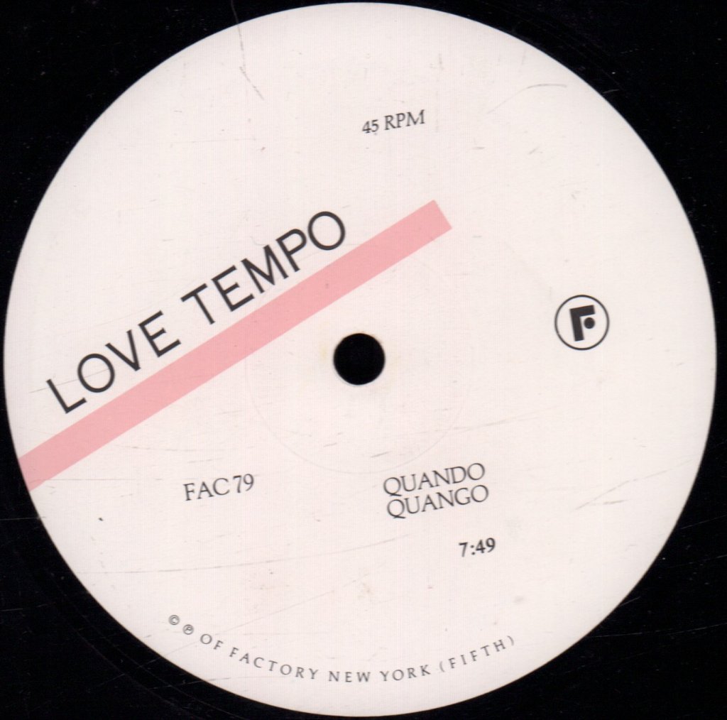 Quando Quango - Love Tempo - 12 Inch