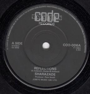 Sharazade - Reflections - 7 Inch