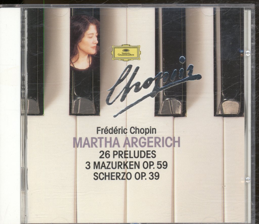 Martha Argerich - Chopin - 26 Preludes / 3 Mazurken Op. 59 / Scherzo Op. 39 - Cd