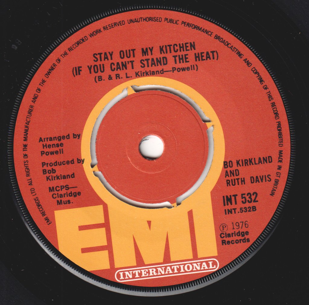Bo Kirkland And Ruth Davis - You're Gonna Get Next To Me - 7 Inch