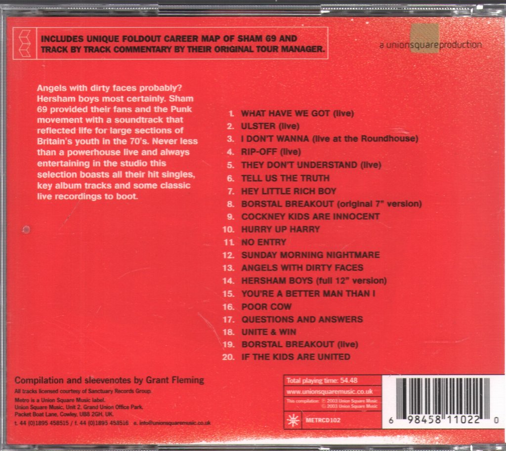Sham 69 - Cockney Cowboys - The Very Best Of Sham 69 - Cd