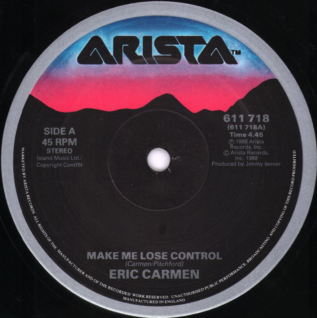 Eric Carmen - Make Me Lose Control - 12 Inch