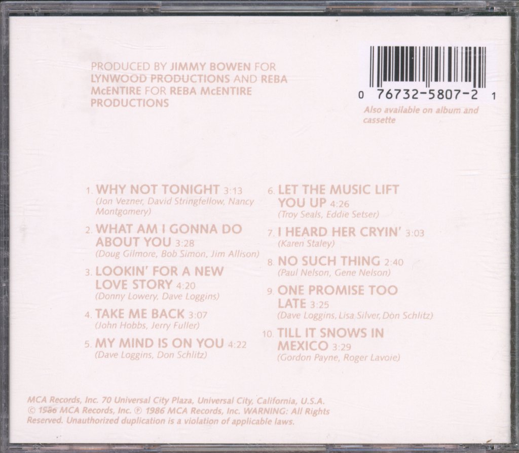 Reba McEntire - What Am I Gonna Do About You - Cd