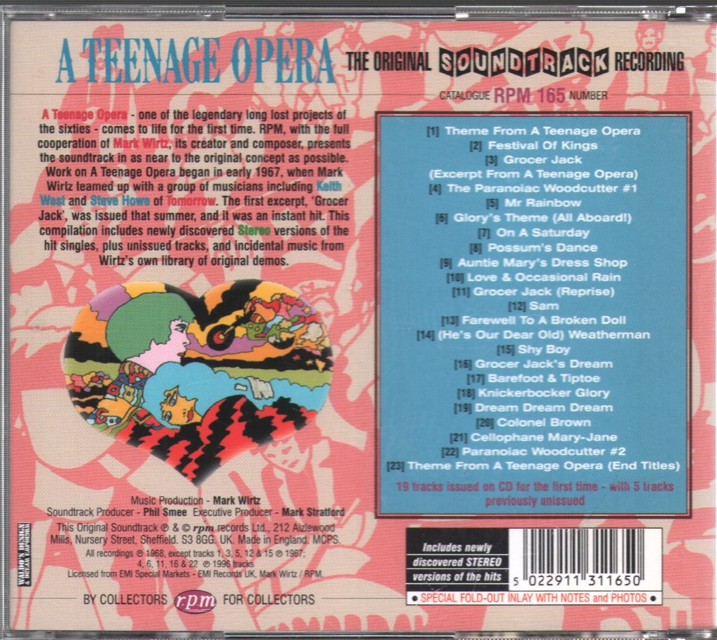 Various Artists - A Teenage Opera - Cd