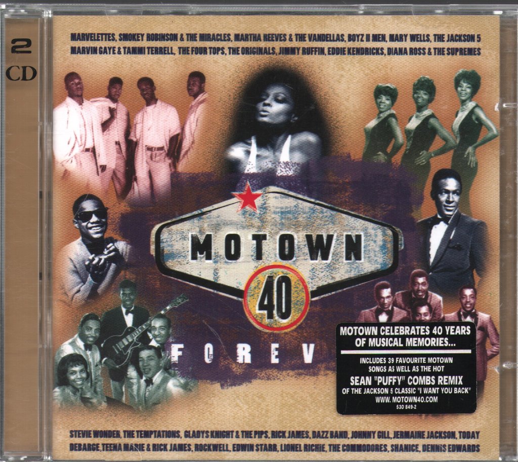 Various Artists - Motown 40 Forever - Double Cd