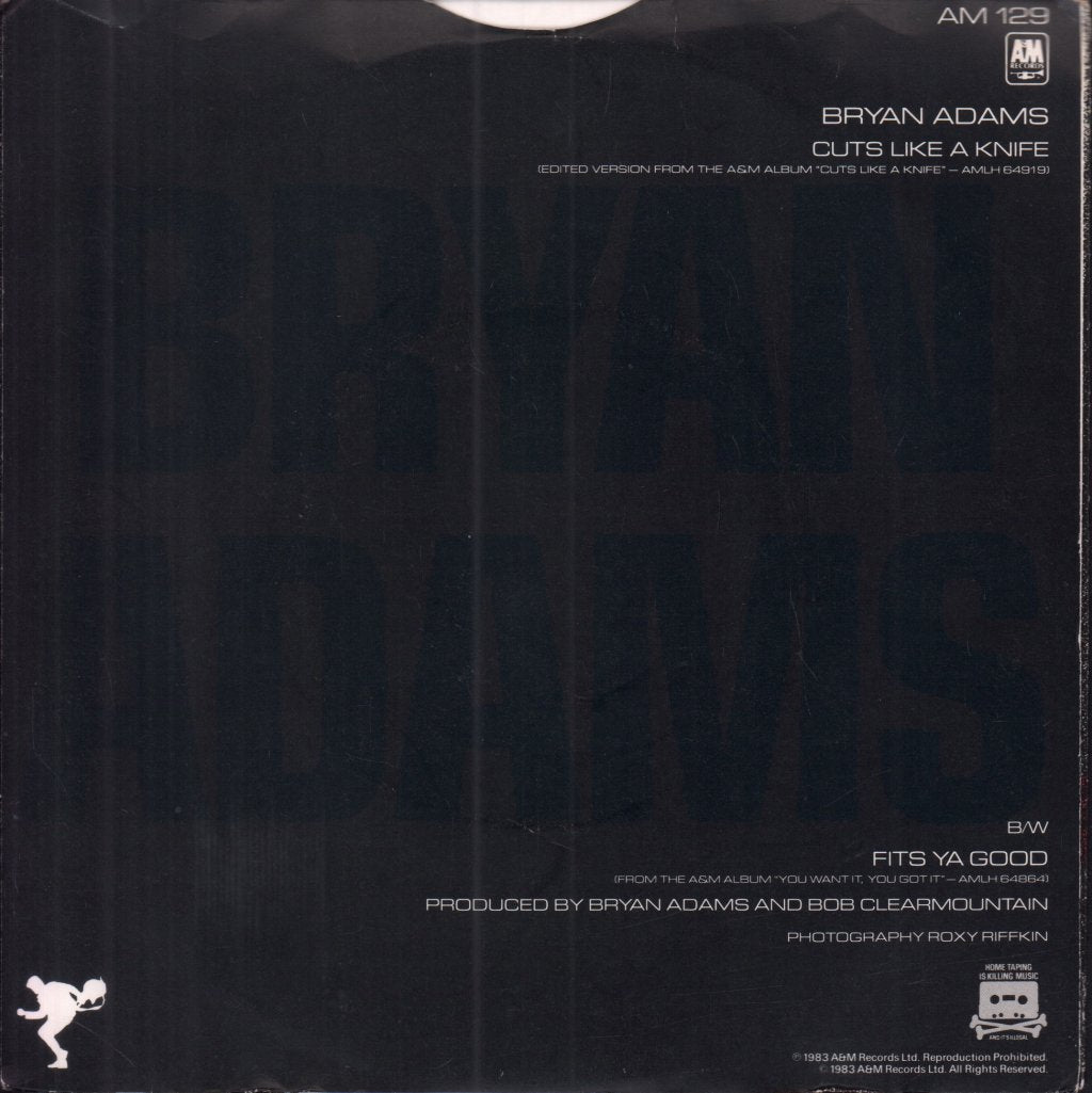 Bryan Adams - Cuts Like A Knife - 7 Inch