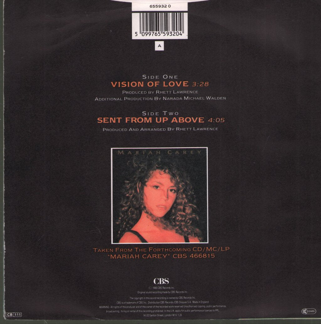Mariah Carey - Vision Of Love - 7 Inch