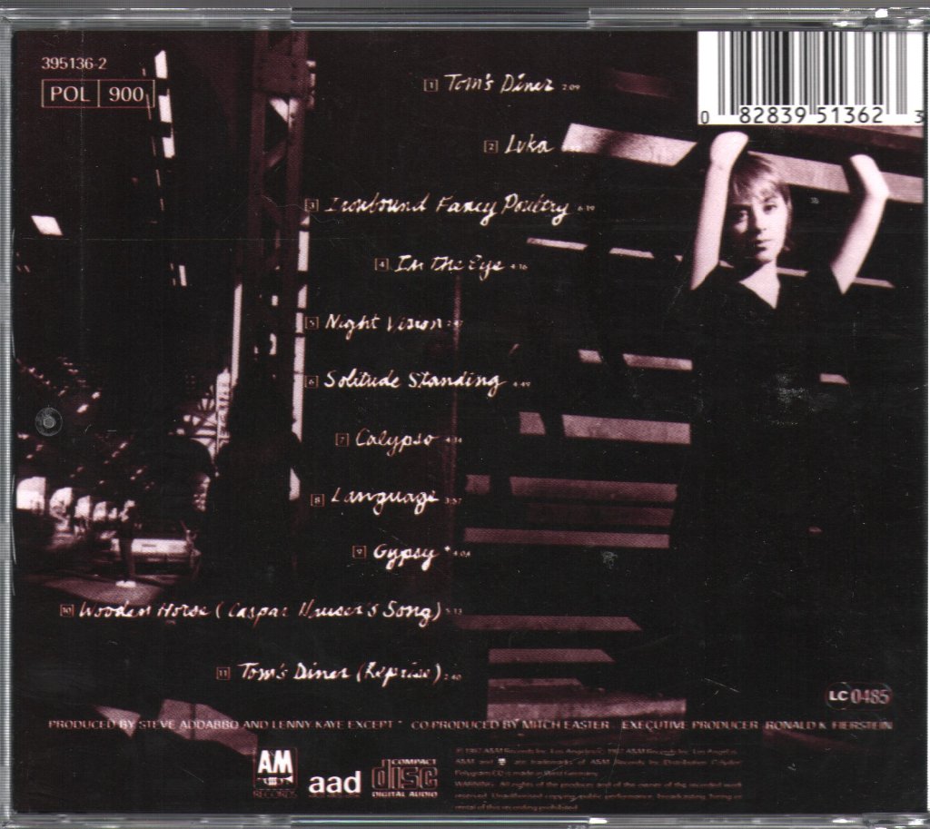 Suzanne Vega - Solitude Standing - Cd