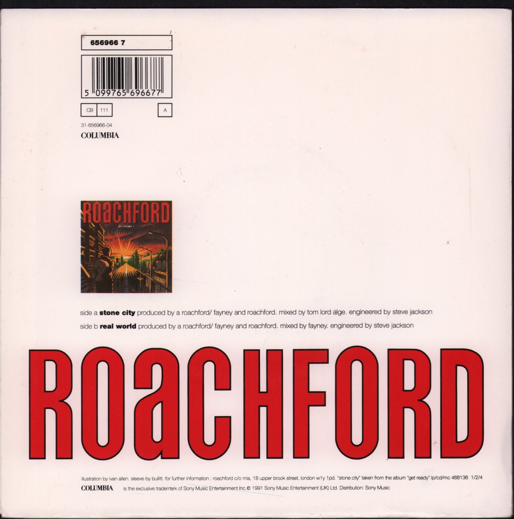 Roachford - Stone City - 7 Inch