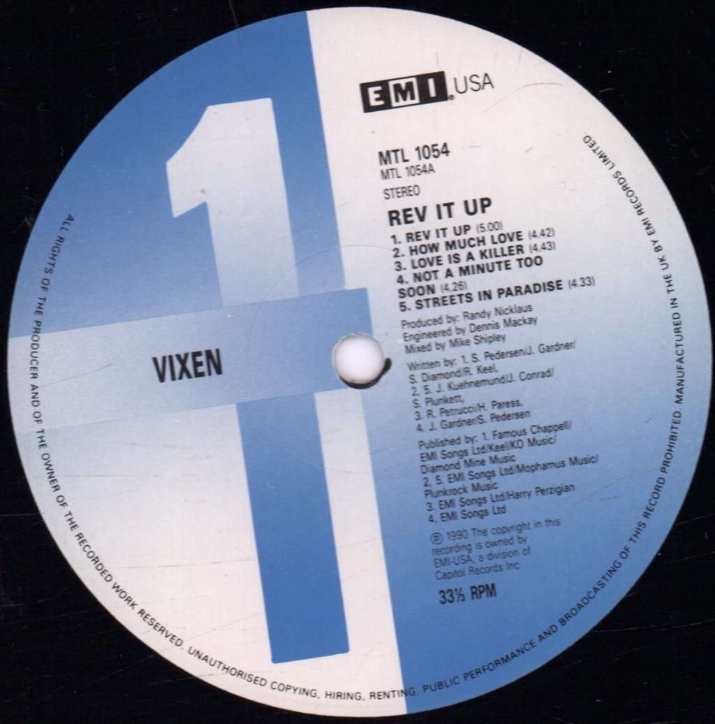 Vixen - Rev It Up - Lp
