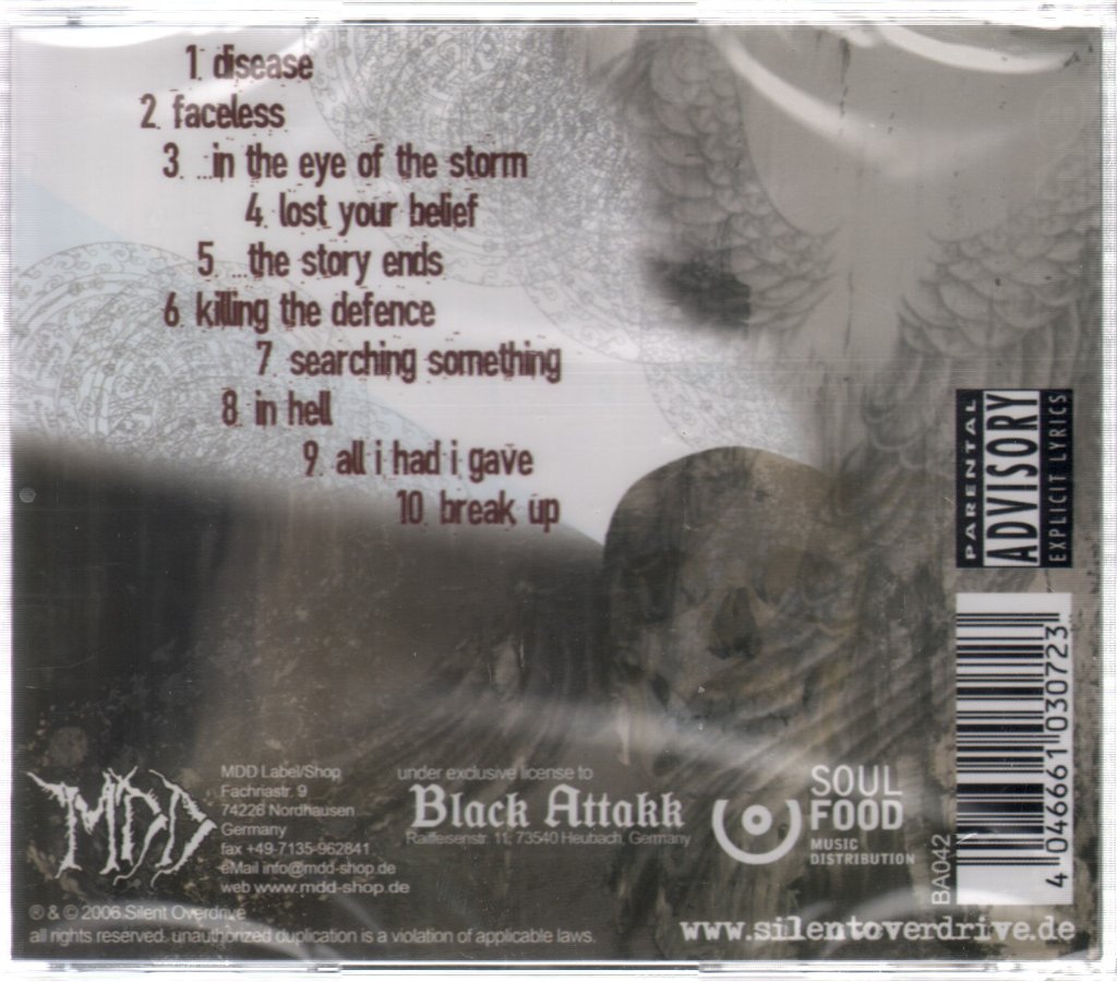 Silent Overdrive - Disease - Cd
