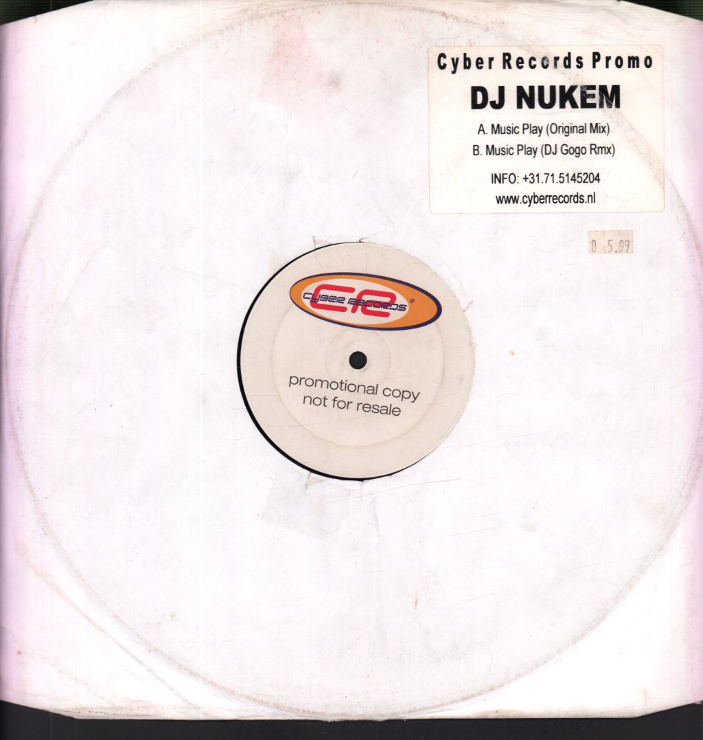 DJ Nukem - Music Play - 12 Inch