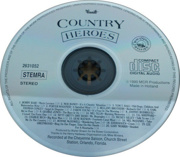 Various Artists - Country Heroes - Cd