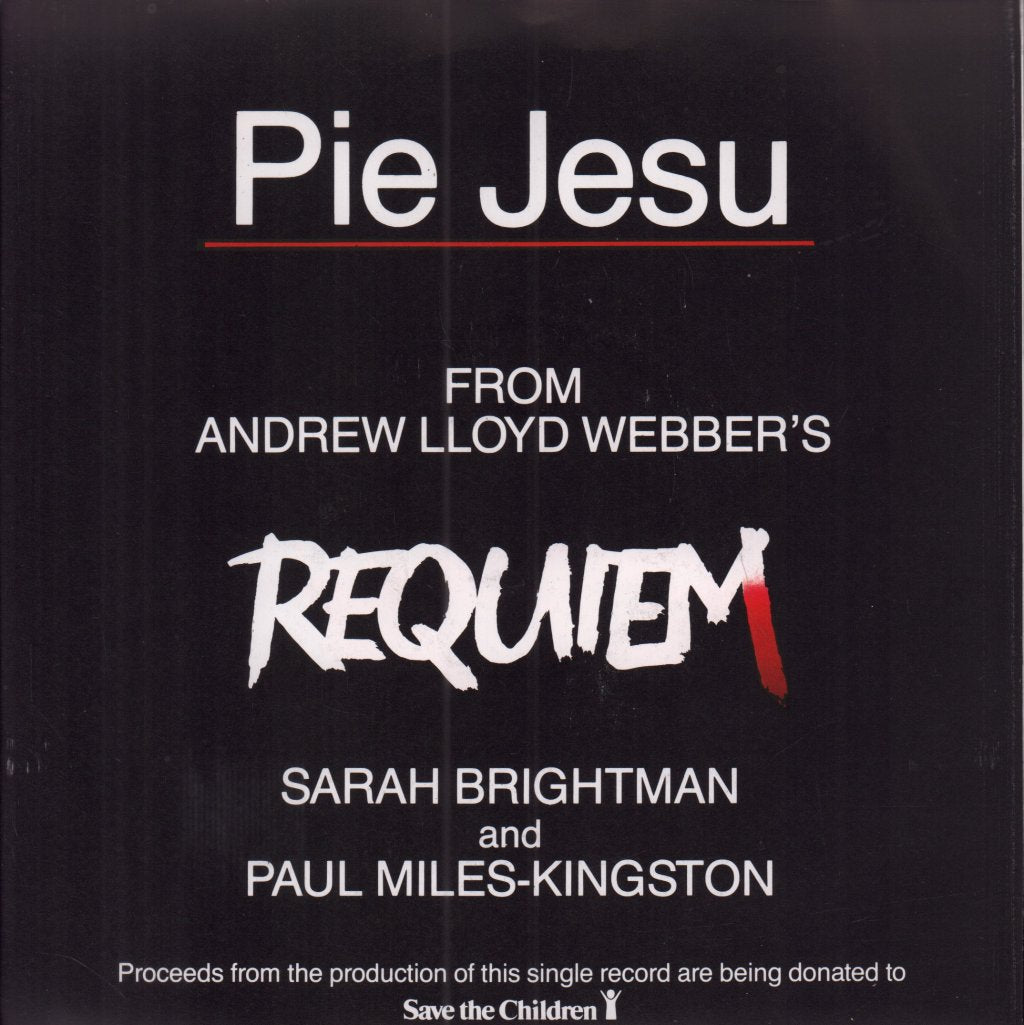 Sarah Brightman And Paul Miles Kingston - Pie Jesu - 7 Inch