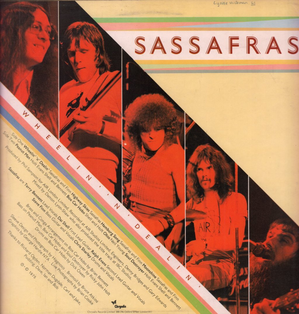 Sassafras - Wheelin' N Dealin' - Lp