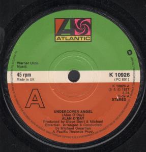 Alan O'day - Undercover Angel - 7 Inch