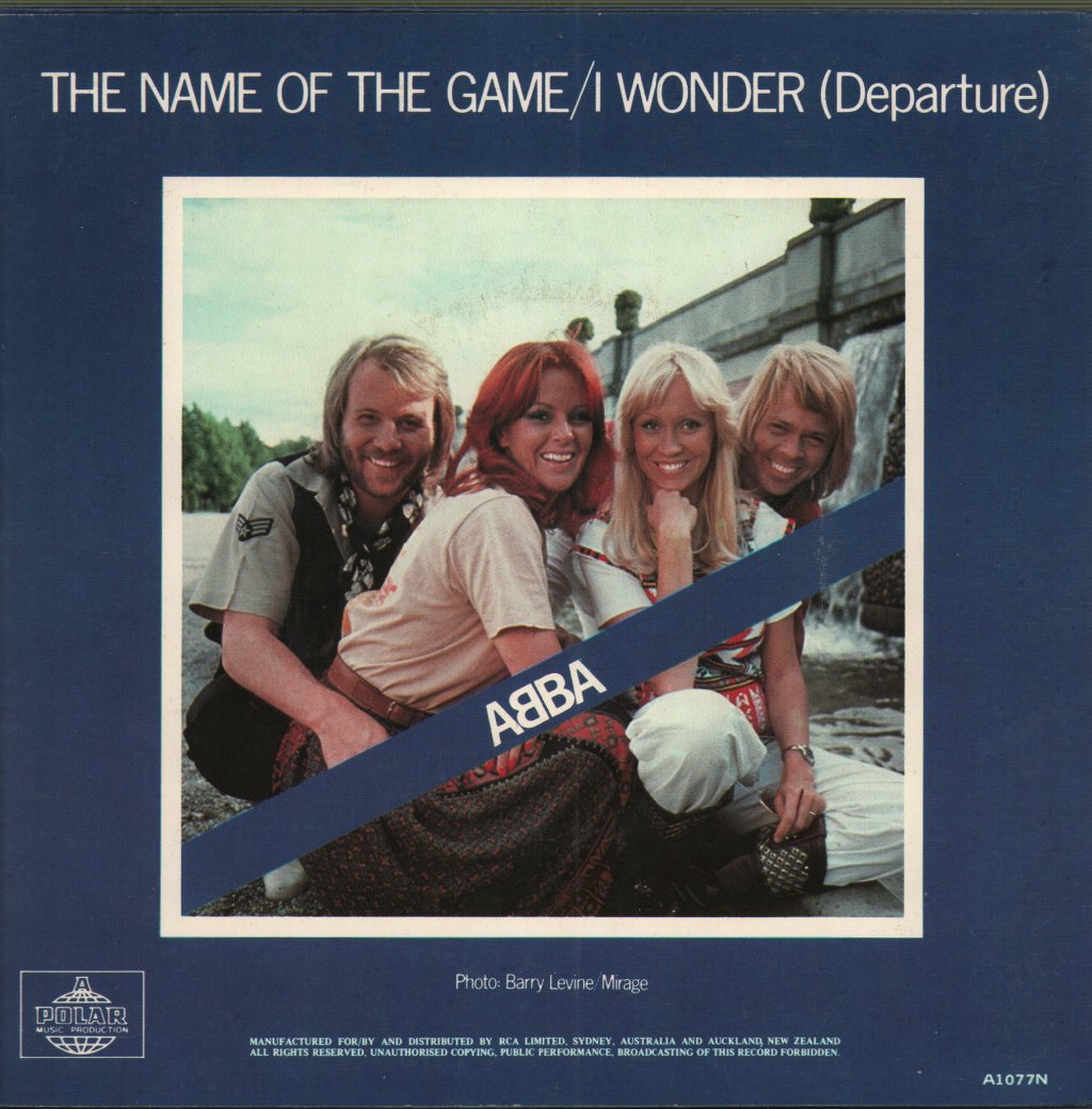 ABBA - Name Of The Game / I Wonder (Departure) - 7 Inch